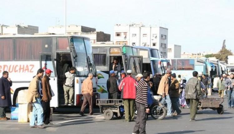 أصحاب النقل بالحافلات يرفضون الدخول بمحطة المدينة الراية نت