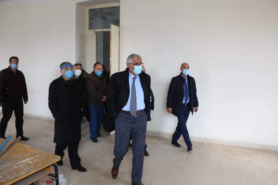 والي قسنطينة يتفقد ثانوية رضا حوحو