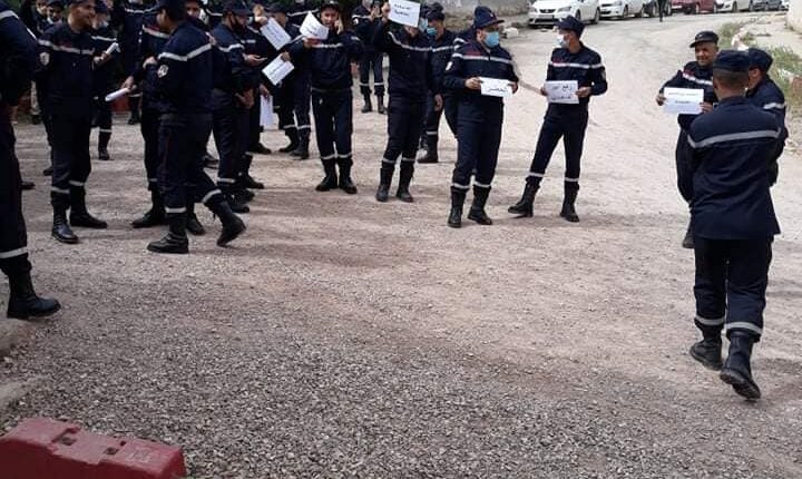 الشلف : احتجاجات لأعوان الحماية المدنية