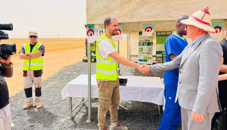 انطلاق موسم الحصاد والدرس وجني المحاصيل الإستراتيجية بولاية جــــــــانت