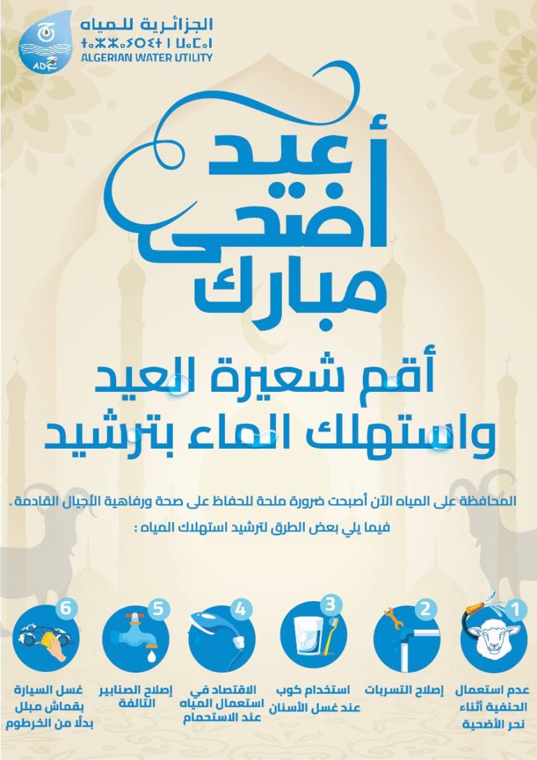 لعيد أضحى دون انقطاعات   “الجزائرية للمياه” تضع منشآتها في أقصى درجات الجاهزية